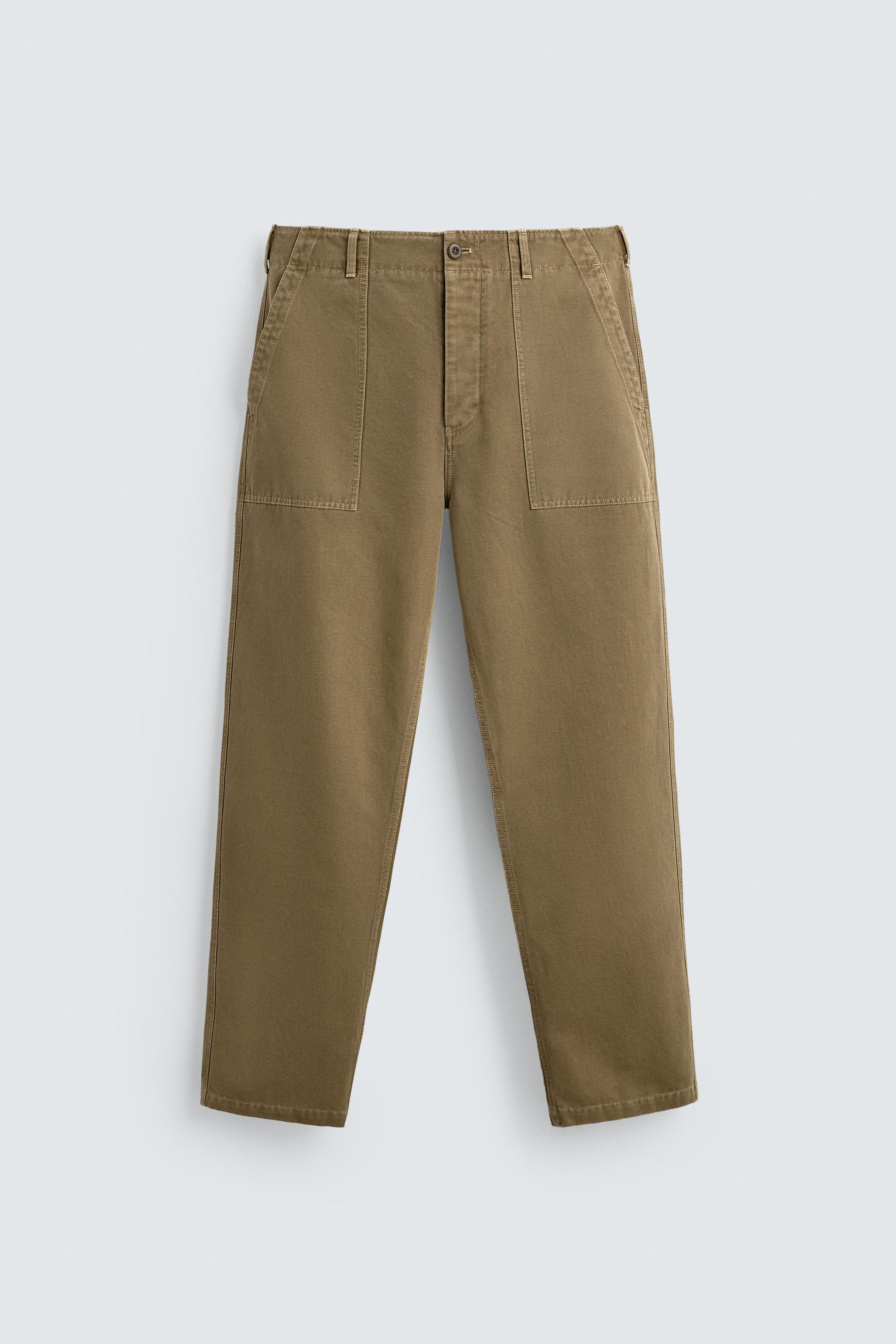 REGULAR FIT PANTS WITH POCKETS